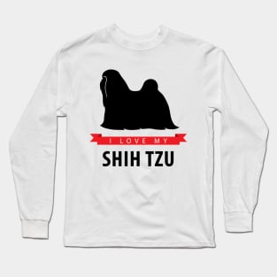 I Love My Shih Tzu Long Sleeve T-Shirt